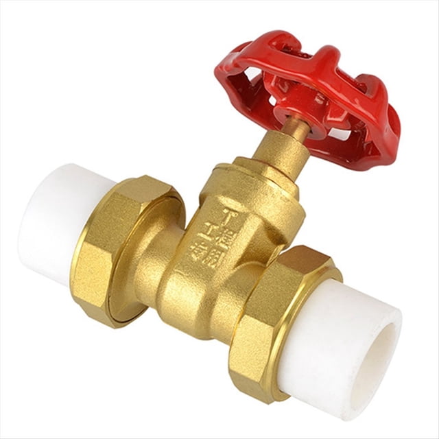 Válvula de Compuerta PPR PPR25, Termofusible, Doble Unión, Interruptor para Tubería de Agua