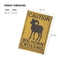 thumbnail image 4 of Lantern Press 1000 Piece Jigsaw Puzzle, Georgetown, Colorado, Big Horn Crossing Sign, 4 of 5