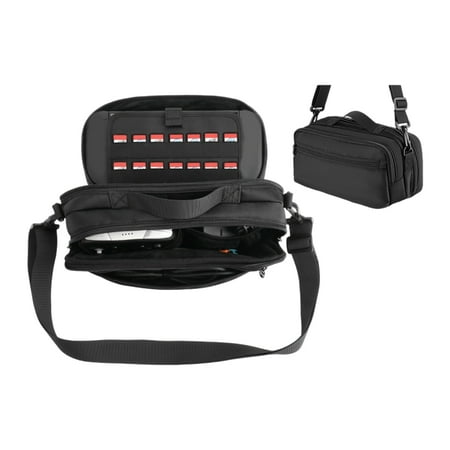 Nylon Storage Case Bag For NS2 NS1 Consoles Controllers With Multiple Compartments And Adjustable Shoulder Chain