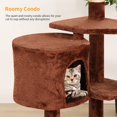 BestPet 36 inch Tall Cat Tree Cat Tower Cat Condo MultiLevel,Brown