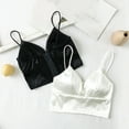 thumbnail image 7 of Xijirk Womens Satin Bandage Bandeau Top Tube Top with Eight Button Back Closure Sleek Vest for Layering and Outfits,Z01 White,M, 7 of 7