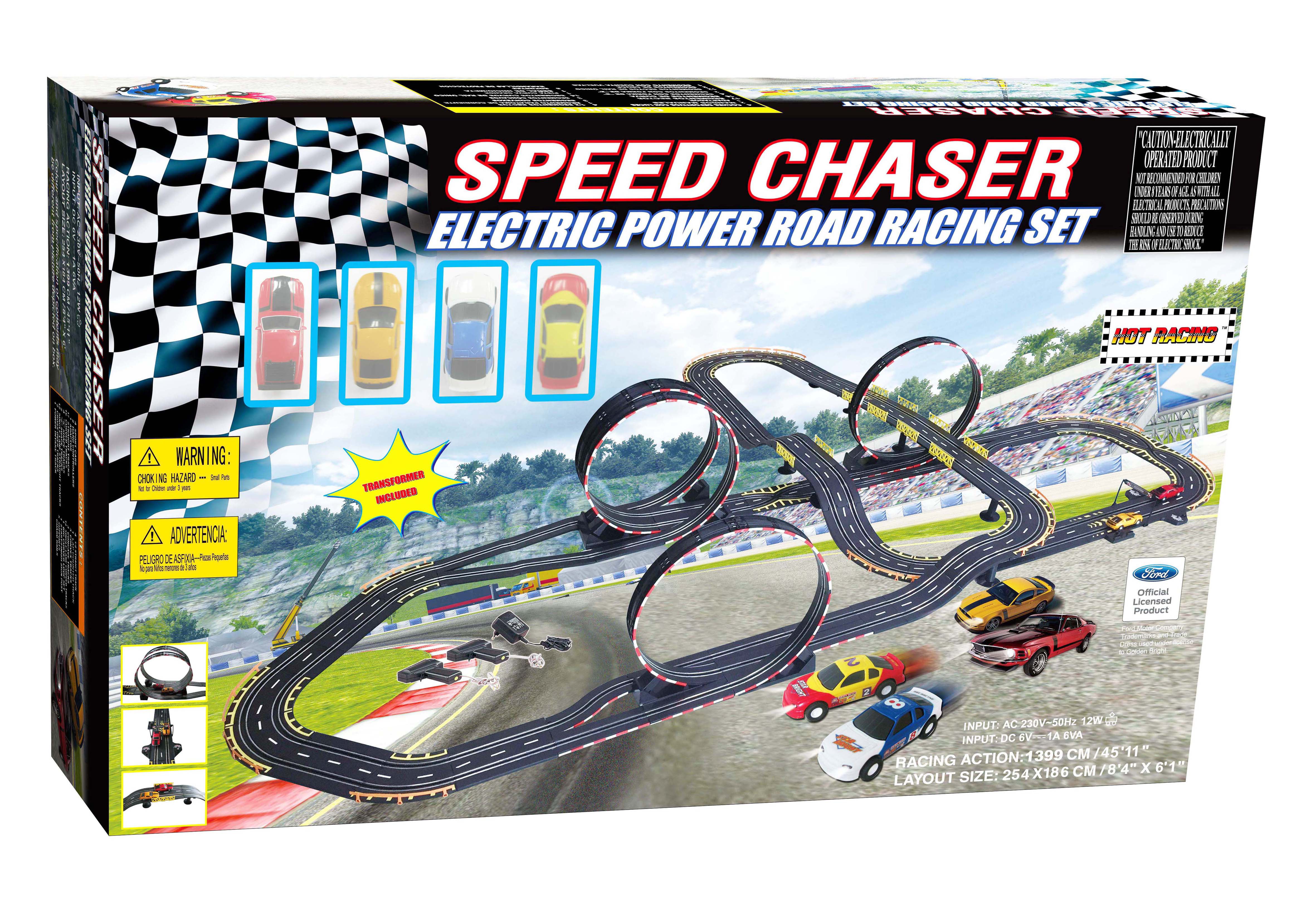 Electric Power Speed Chaser Road Racing 