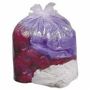 Trash Can Liner- 7-10 Gallon- .6Mil- 24in.x23in.- Clear