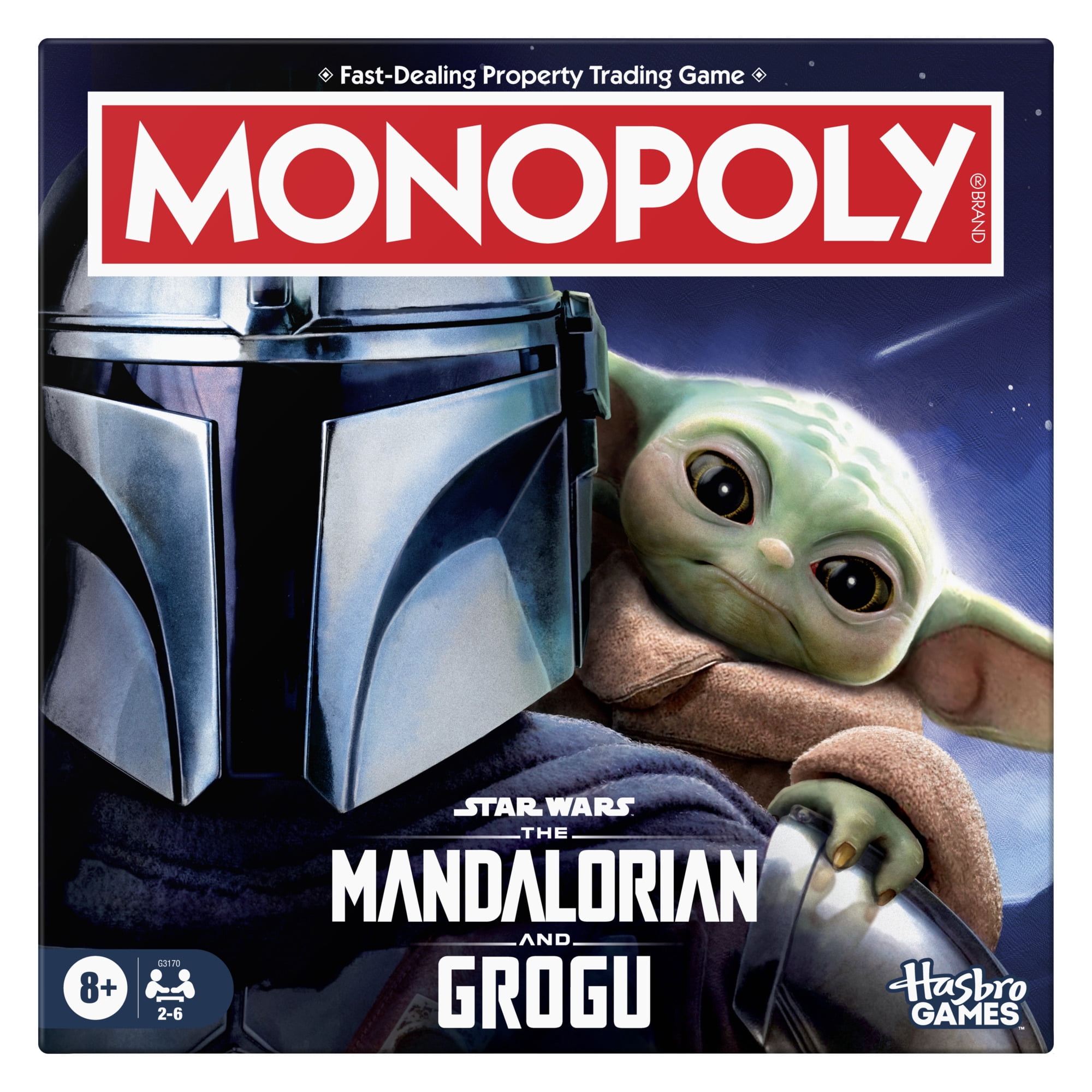 Monopoly: Star Wars The Mandalorian and Grogu Edition Board Game, Family Games, 8+