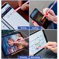 thumbnail image 6 of MoKo Stylus Pens for Touch Screens with Power Display, Fast Charge iPad Pencil for Apple iPad iPhone Android Tablets Samsung Lenovo Smart Phone,Universal Stylus Capacitive Screen Pencil, Pink, 6 of 7