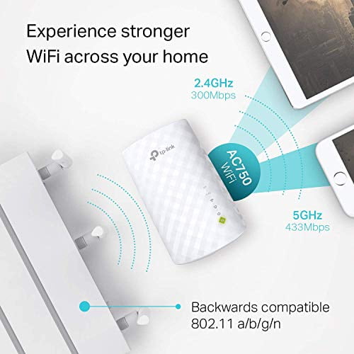 TP-Link | AC750 WiFi Range - Dual Band Cloud App Control | 2019 Release | Up to 750Mbps | Button Setup Repeater, Internet Booster, Access Point | Smart Home & Alexa Devices Walmart.com