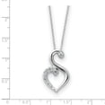 thumbnail image 2 of Sterling Silver & CZ Journey of Friendship 18in Necklace and Pendant, 2 of 7