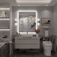 thumbnail image 3 of 36x30 LED Bathroom Mirror, 24V Ultra Bright Backlit Vanity Mirror, Anti-Fog & Shatterproof Tempered Glass, CRI 95+, 3 of 13