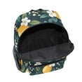 thumbnail image 6 of FORMRS Kids School Backpack with Front Zippered Pocket 12" Student Travel Daypack, Yellow Lemons, 6 of 6