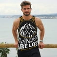 thumbnail image 6 of Pofeuu Not All Those Who Wander Are Lost 1 Print Men's Workout Tank Tops Sleeveless Muscle Gym Shirt Quick Dry-Large, 6 of 7