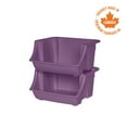 thumbnail image 1 of Neatfreak Kids empilable bac de rangement, Paquet de 2, 1 of 8