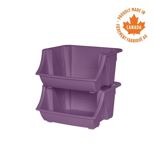 Neatfreak Kids empilable bac de rangement, Paquet de 2