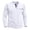 White, variant on ZyeKqe Mens Long Sleeve Tops Knitted Button Front Crewneck Casual Lightweight Comfy Workout Athletic Shirts with Pocket
