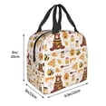 thumbnail image 3 of Disketp Cute Bee Honey Jar Hive Bear Bolsa Térmica para Almuerzo para Hombre y Mujer, Ideal para Trabajo, Senderismo y Picnic, 3 of 8
