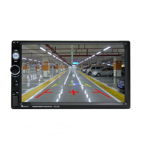 Dual Din Car Radio 7 Inch Hd Lcd Touch Screen Sd Card Bluetooth Call Mp4 Multimedia Player 7023b Black