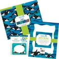 thumbnail image 5 of Barker Creek Get Organized Office Kit, Sea & Sky Whales, with 12 Coordinating Designer File Folders, 50 Sheets of Colorful Computer Paper, and 45 Versatile Self-Adhesive Labels/Name Tags (121), 5 of 5