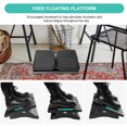 thumbnail image 4 of Adjustable Footrest Under Desk, Ergonomic Foot Rest with 2 Separate Foot Panels and 30 Degree Tilt Angle for Home, Office, 4 of 7