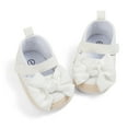 thumbnail image 6 of 12-18 Months Baby Girls Soft Princess Dress Flats Shoes Infant Wedding Mary Jane Anti-Slip First Walker Newborn Shoe Sneaker Shoes White, 6 of 6