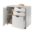 thumbnail image 6 of Winsome Halifax 2-Section Mobile Filing Cabinet 10431, White Finish, 6 of 12
