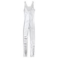 thumbnail image 5 of YiZYiF Kids Girls Metallic Solid Color Stretchy Ballet Dance Gymnastics Leotard Jumpsuit,Sizes 3-14, 5 of 7