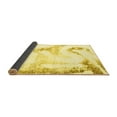 thumbnail image 2 of Ahgly Company Indoor Rectangle Abstract Yellow Modern Area Rugs, 5' x 7', 2 of 4