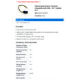 thumbnail image 2 of Vehicle Speed Sensor Connector - Compatible with 2006 - 2011 Cadillac DTS 2007 2008 2009 2010, 2 of 2