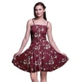 thumbnail image 1 of Bimba Robe d'Été Sans Manches Mini Fluide pour Femme, Robe Soleil à Imprimé Floral – X-Grand, 1 of 5