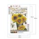 thumbnail image 2 of 5D DIY Diamond Painting Kits Girasol Full Round Drill Wall Decor Art Crafts, 2 of 9