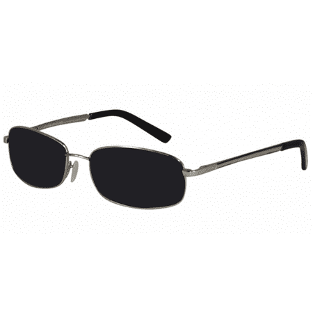 Online Prescription Sunglasses Men Silver Black Eyewear Optional Spring Hinge po1889