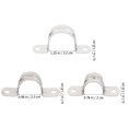 thumbnail image 2 of 36pcs Stainless Steel Plumbing Pipe Saddle Clips U Shaped Saddle Clamps, 2 of 7