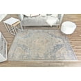 thumbnail image 3 of Rugs America Emali EA30A Taupe Grey Vintage Farmhouse Taupe Area Rug, 5'x7', 3 of 5