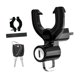 thumbnail image 5 of Gancho colgante para casco de motocicleta, resistente, profesional, negro, antirrobo Estilo D kusrkot Gancho de bloqueo de motocicleta, 5 of 8