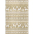 thumbnail image 2 of Addison Rugs Mayfield Premium Machine Washable Transitional Holiday Gold Rectangle Rug, 3' x 5', 2 of 7
