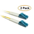 thumbnail image 1 of eDragon Fiber Optic Cable, LC/LC, Singlemode, Duplex, 9/125, 15 Meter (49.2 Foot), 2 Pack, 1 of 2
