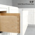thumbnail image 4 of Plywood 30" H Shaker Double Door Kitchen Wall Cabinet in Crisp White (24"/30"/36" Widths), 4 of 8