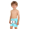 thumbnail image 4 of Pantalones cortos de bolsillo para niños con cordón elástico estampado casual traje de baño pantalones de cinco puntos, 4 of 8