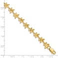 thumbnail image 3 of 14K Yellow Gold Starfish Bracelet, 3 of 7