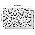 thumbnail image 6 of Halloween Bat Pattern Summer Placemats Table Placemats Set Of 4-Linen Kitchen Washable Placemats Table Mats 11.8"x17.7" Non-Slip Heat Resistant, 6 of 6