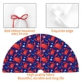 thumbnail image 3 of KLL 30" Christmas Tree Skirt Cute Crabs Xmas Tree Skirts Mat for New Year Xmas Holiday Party Indoor Outdoor Home Decoration, 3 of 5