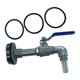 thumbnail image 4 of Conector de manguera de barril de accesorios de plomería duraderos de válvula de bola para hierro 200/210/100L 15 mm Cola Válvula de barril, 4 of 8