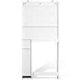 thumbnail image 3 of Ktaxon Large Fluted Over the Toilet Bathroom Storage Cabinet Space Saver, White, 3 of 22