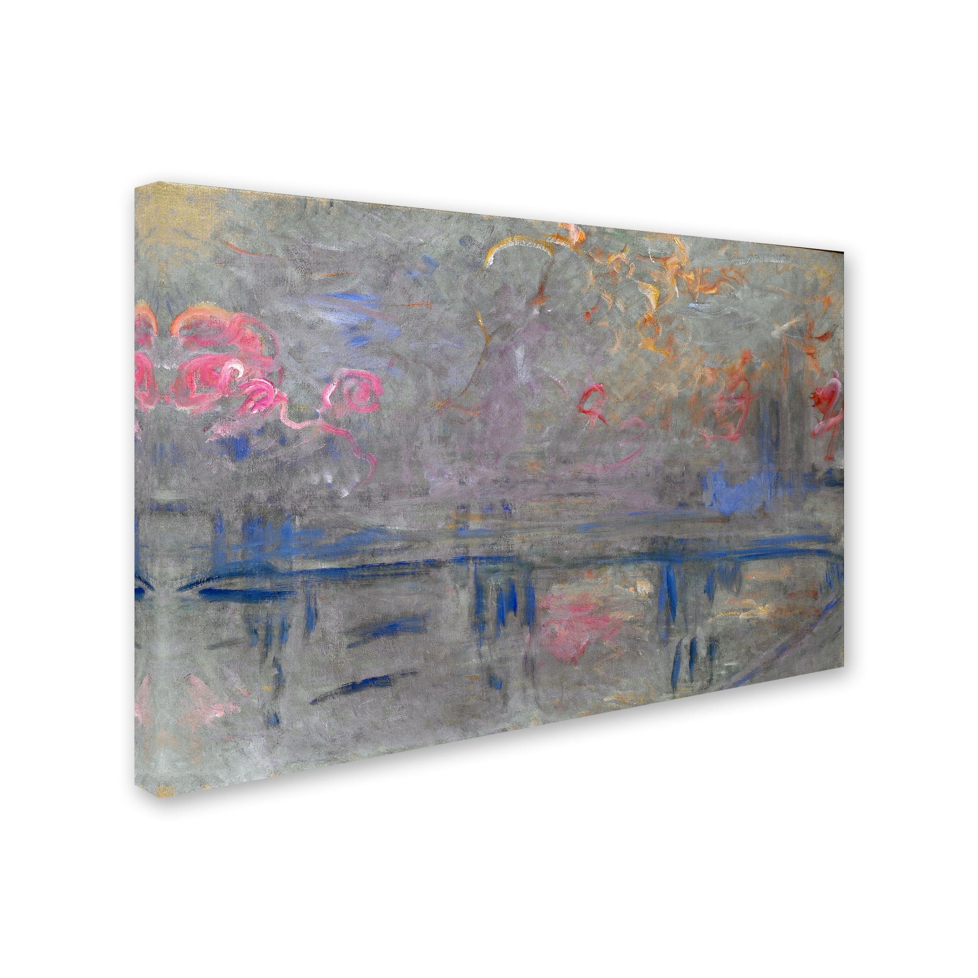 Trademark Fine Art 'Charing Cross Bridge' Canvas Art by Monet