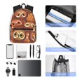 thumbnail image 5 of Fotbe Brown Owl Lightweight Casual Laptop Backpack for Men and Women, Daily use Waterproof backpack, Backpack for College, 5 of 7
