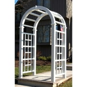 Angle View: Dura-Trel Hartford Vinyl Arbor