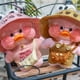 thumbnail image 3 of Juguete De Peluche De Pato Rosa, Juguete De Peluche Suave, Regalos De Animales Para Niños, Niñas Y Niños seitruly FN007787-01, 3 of 6