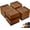 3 Inch-brown(square), variant on Bed Furniture Risers 3 inch, Square Adjustable Risers Blocks for Bed Sofa Table and Couch Lift to 1.5 or 3 inch,Heavy Duty Support Up to 1,300 Lbs (4 Pack-Brown)
