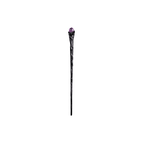 Veronese Design 14 Inch Amethyst Meteoric Spire Magic Wand Resin Collectible Wizard Prop
