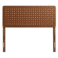 thumbnail image 4 of Headboard, Full Size, Walnut Brown, Vegan Leather, Bedroom, Modern Contemporary HB36759, 4 of 8