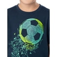 thumbnail image 5 of Athletic Works Boys Active Short Sleeve Graphic T-Shirt, Sizes 4-18 & Husky, 5 of 7