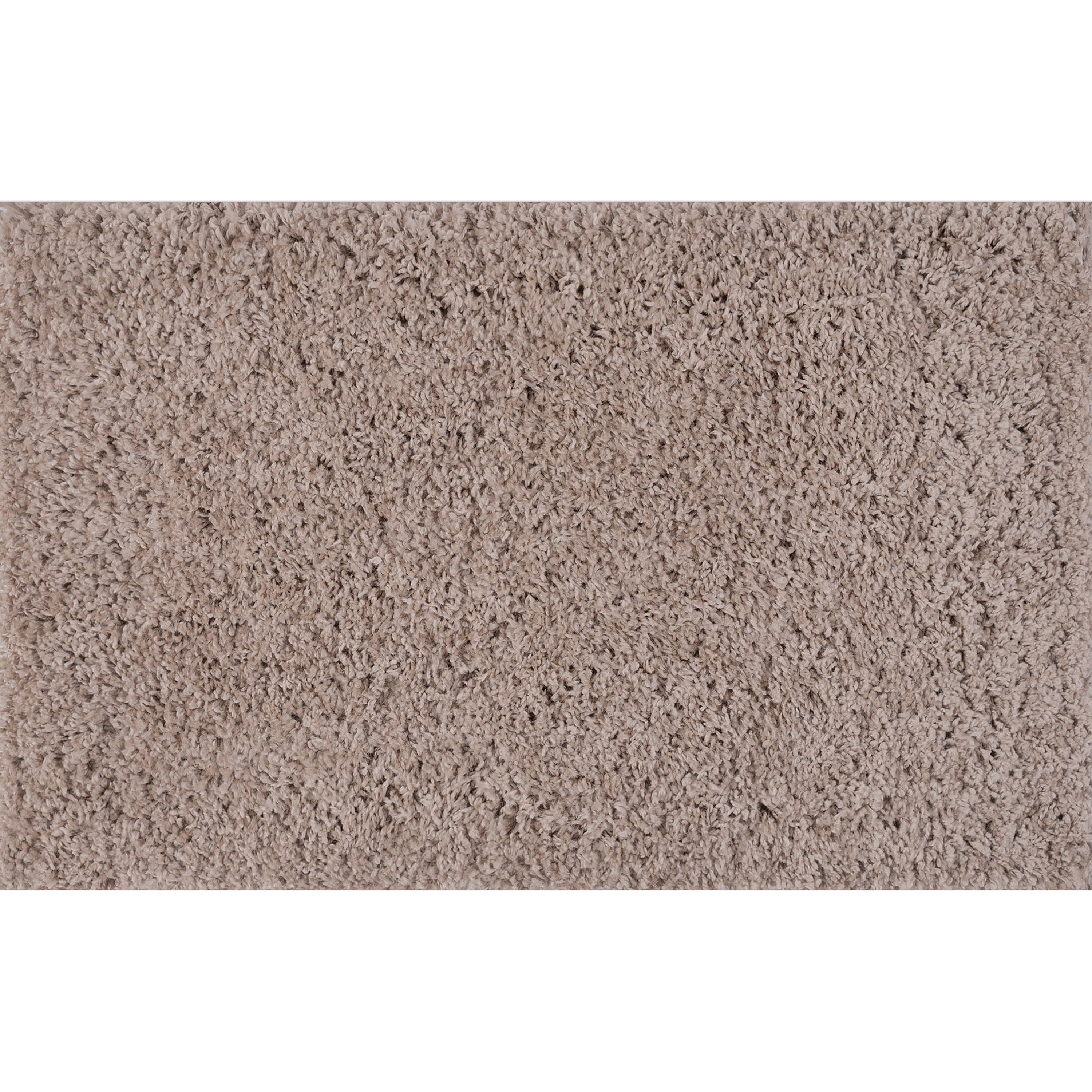 Transitional 2x3 Area Rug Shag Thick (2' x 3') Solid Tan Indoor Scatter Easy to Clean